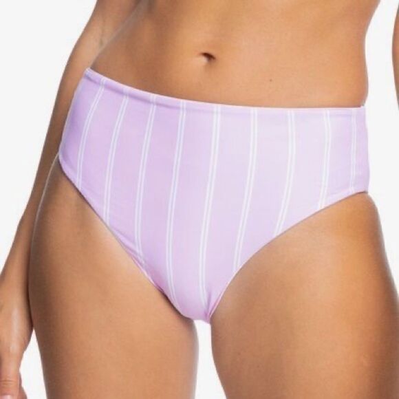 Roxy Sea & Waves Purple Reversible Triangle Bikini Size Medium - Picture 5 of 8